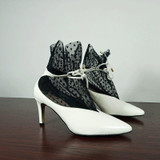Fashionable Lace High Heels