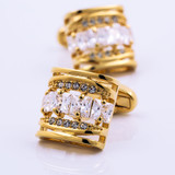Gold Color Men Shirt Cufflinks