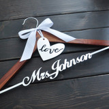 Personalized Name Wedding Hangers