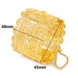 Wide Luxury Big Wedding Bangle Bracelet