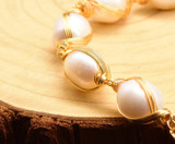 Handmade Natural Fresh Water Pearl Designer Bangle
