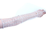Pave Crystal Rhinestone Arm Hand Bracelet