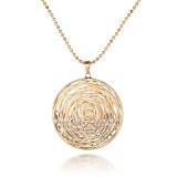 Hollow Flower Pendant Necklace