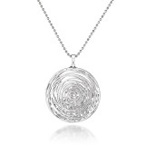 Hollow Flower Pendant Necklace