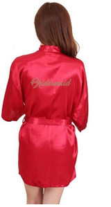 Satin Bride & Bridesmaid Robes Satin Bride & Bridesmaid Robes
