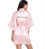 Satin Bride & Bridesmaid Robes Satin Bride & Bridesmaid Robes