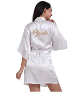 Satin Bride & Bridesmaid Robes Satin Bride & Bridesmaid Robes