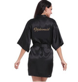Satin Bride & Bridesmaid Robes Satin Bride & Bridesmaid Robes