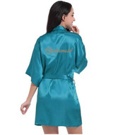 Satin Bride & Bridesmaid Robes Satin Bride & Bridesmaid Robes