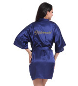 Satin Bride & Bridesmaid Robes Satin Bride & Bridesmaid Robes