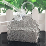 10 Pc. Rose Flower Shaped Laser Cut Gift Bags 10 Pc. Rose Flower Shaped Laser Cut Gift Bags