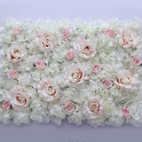 Silk Rose Flower Backdrop Decor