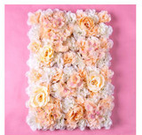 Silk Rose Flower Backdrop Decor