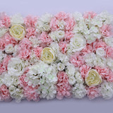 Silk Rose Flower Backdrop Decor