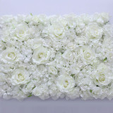 Silk Rose Flower Backdrop Decor