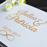 Guest Book Personalized Names & Date
