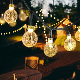 LED Crystal Ball String Light Waterproof