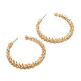 Simple Round Hollow Hoop Earrings