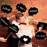 Photo Booth Props DIY Black Chalkboard