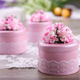 10 Pc. Round Shape Tinplate Candy Box