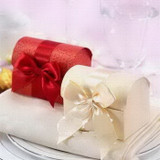 100 Pc. Bright Shiny Bow Favor Boxes