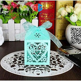 10 Pc. Heart Laser Cut Favors Candy Boxes