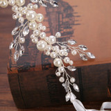 Trendy Crystal Pearl Headband / Bracelet