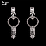 Long Beads Tassel Earrings