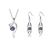 Jewelry Set Necklaces Pendants Dangle Earrings