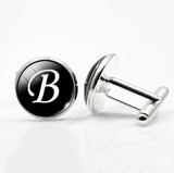 A-Z Single Letter Alphabet Cufflinks