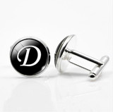 A-Z Single Letter Alphabet Cufflinks