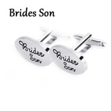 Silver Oval Cuff-links