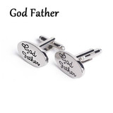 Silver Oval Cuff-links