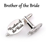 Silver Oval Cuff-links