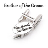 Silver Oval Cuff-links