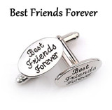Silver Oval Cuff-links