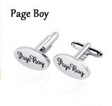 Silver Oval Cuff-links