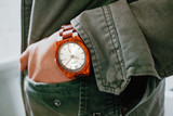 Men's Personalized Engrave Rosewood Watches - Custom Engraving