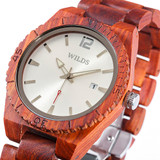 Men's Personalized Engrave Rosewood Watches - Custom Engraving