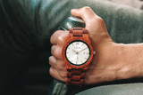 Men's Personalized Engrave Rosewood Watches - Custom Engraving