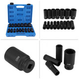 16Pcs 1/2" Drive Air Hex Bit Socket Set