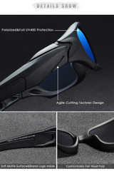 KDEAM Unisex Outdoor Sports Polarized Sunglasses