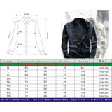 Men's Cotton Linen Long Sleeve Casual Slim Mandarin Collar Shirts