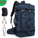 50L Waterproof Travel Backpack 17.3 Laptop
