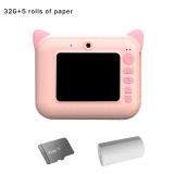 Children Camera Instant Print Camera Instax Print For Kids Birthday Gifts 1080P HD Camera With Thermal Photo Paper Toys Camera