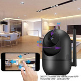 Black Smart Home Security Surveillance 1080P Cloud IP Camera Auto Tracking Network WiFi Camera Wireless CCTV YCC365 PLUS