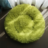 Dog Bed Super Soft Washable Long Plush Basket