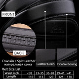 SAN VITALE Men Belts Genuine Leather Luxury Strap