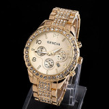 Women Fashion Luxury Crystal Quartz Wristwatch