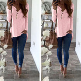 Fashion Long Sleeve Irregularity Hem T-Shirt